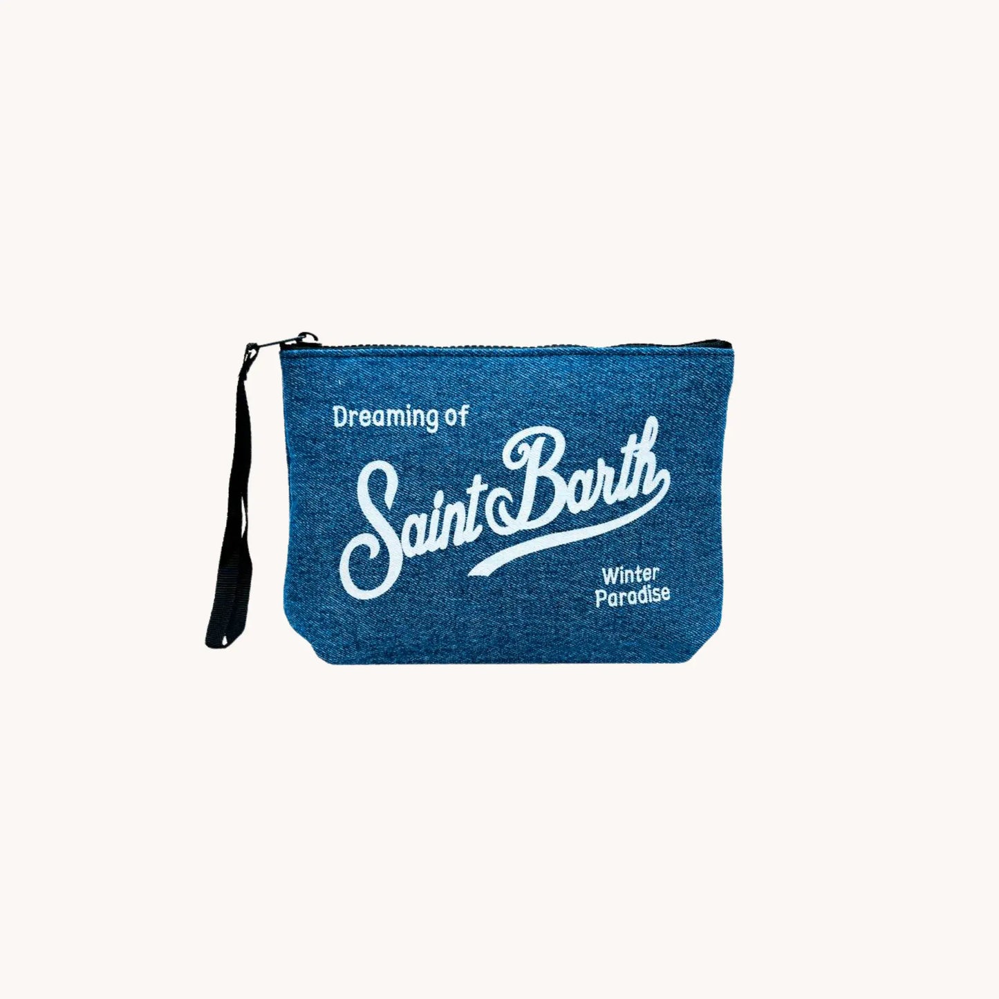 Pochette a mano in tela - Denim