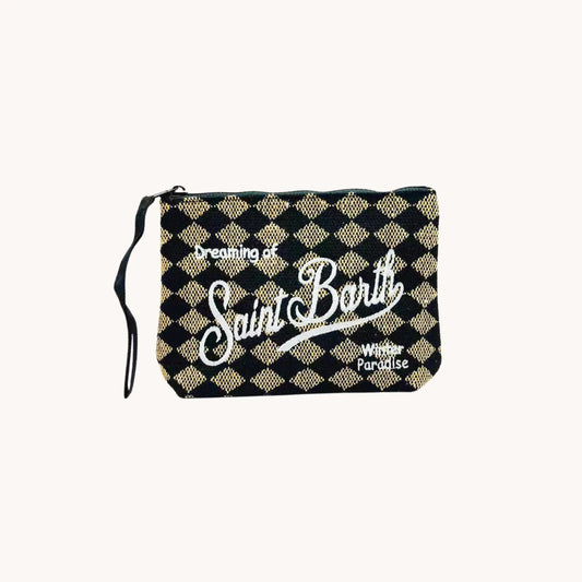 Pochette a mano in tela - Rombi