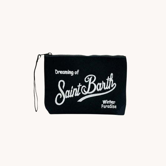 Pochette a mano in tela - Nera
